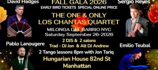 Sat, 9/26: Milonga del Barrio